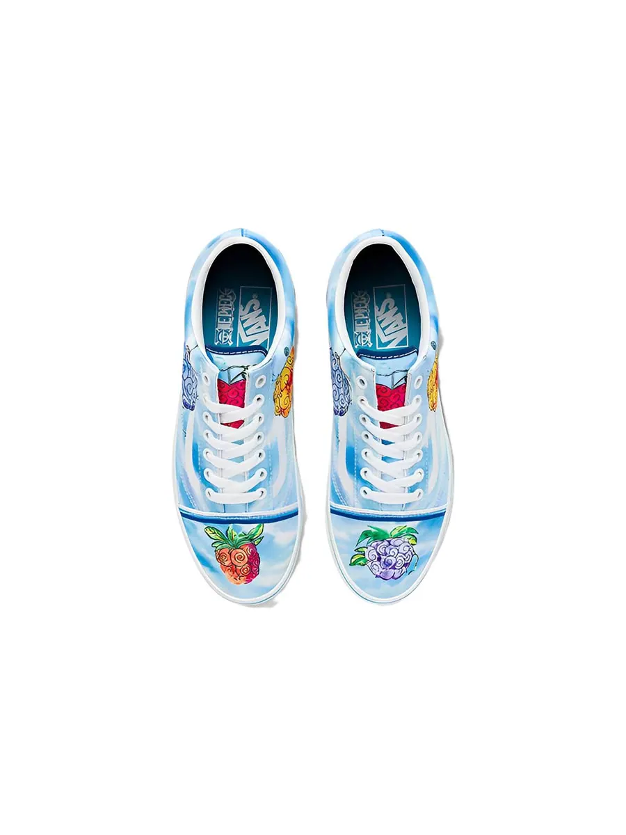 Кеды Vans One Piece x Old Skool 'Devil Fruit' — изображение 4 из 6, синий