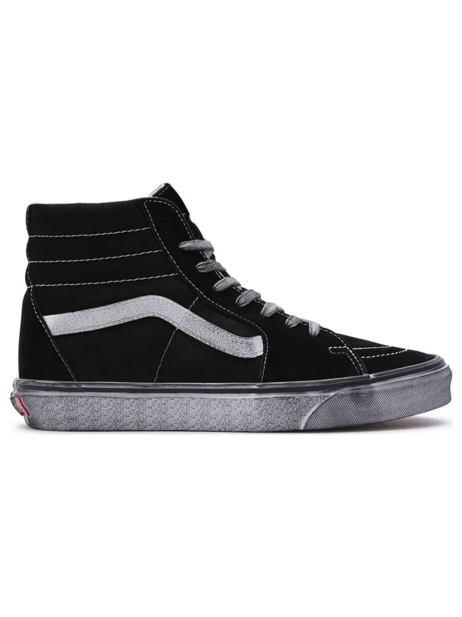Кроссовки Vans SK8-HI Stressed 'Black' — изображение 2 из 4, черный