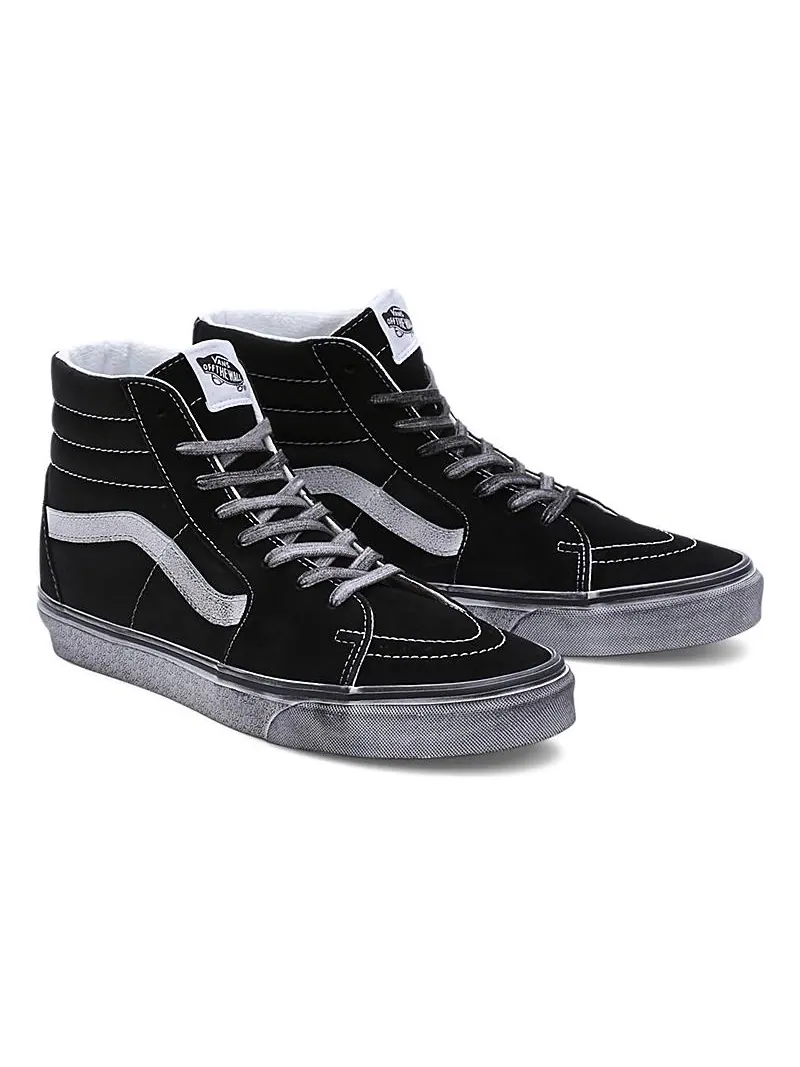Кроссовки Vans SK8-HI Stressed 'Black' — изображение 3 из 4, черный