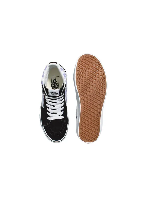 Кроссовки sk8-hi 'floral check' Vans — изображение 4 из 4, черный