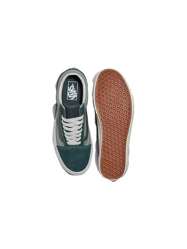 Кроссовки old skool 'earth tones - green gables' Vans — изображение 4 из 4, зеленый