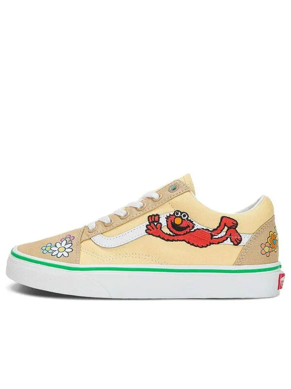 Кроссовки old skool sesame street natural 'yellow beige' Vans — изображение 1 из 4, желтый/бежевый