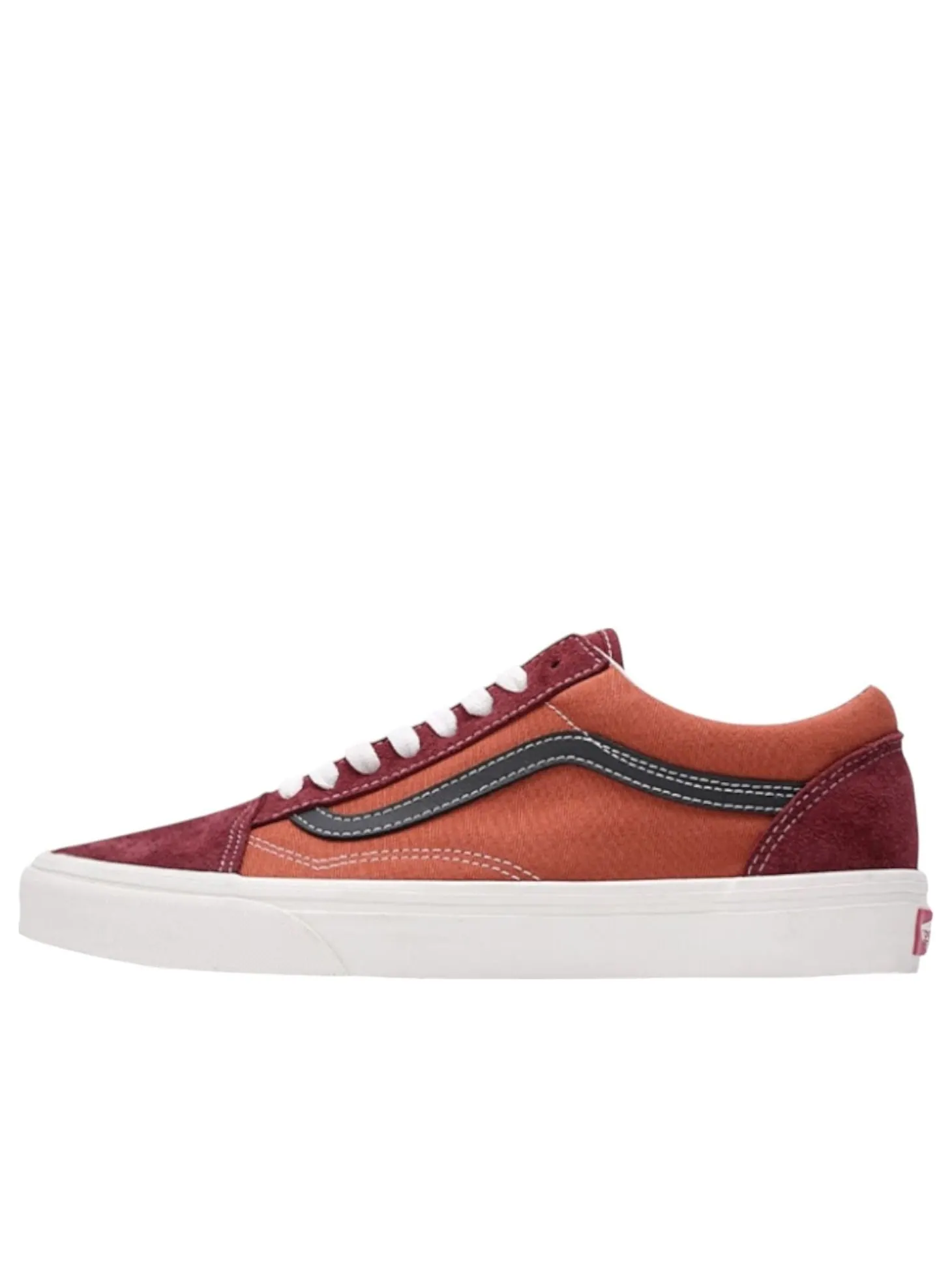 Кроссовки Vans Old Skool 'Earth Tones - Autumn Leaf' — изображение 1 из 2, красный
