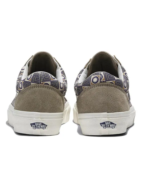 Кроссовки old skool geo trek 'olive white' Vans — изображение 3 из 4, оливковый/белый