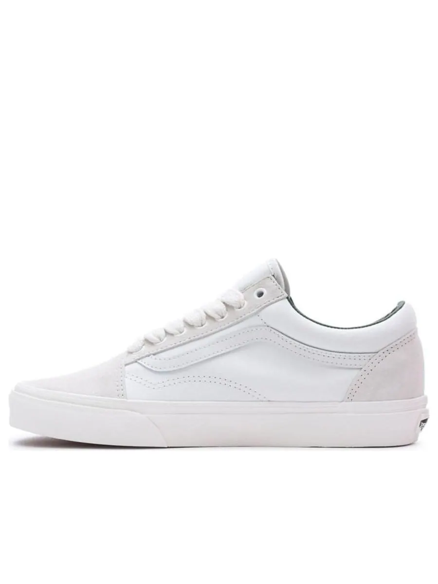 Кроссовки Vans Old Skool Oversized Laces 'White Green' — изображение 1 из 4, белый