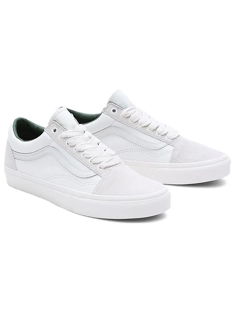 Кроссовки Vans Old Skool Oversized Laces 'White Green' — изображение 3 из 4, белый