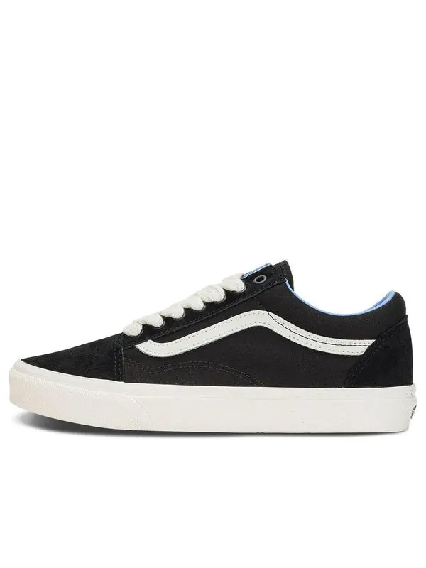 Кроссовки old skool 'oversized lace - black light blue' Vans — изображение 1 из 4, черный/светлый синий