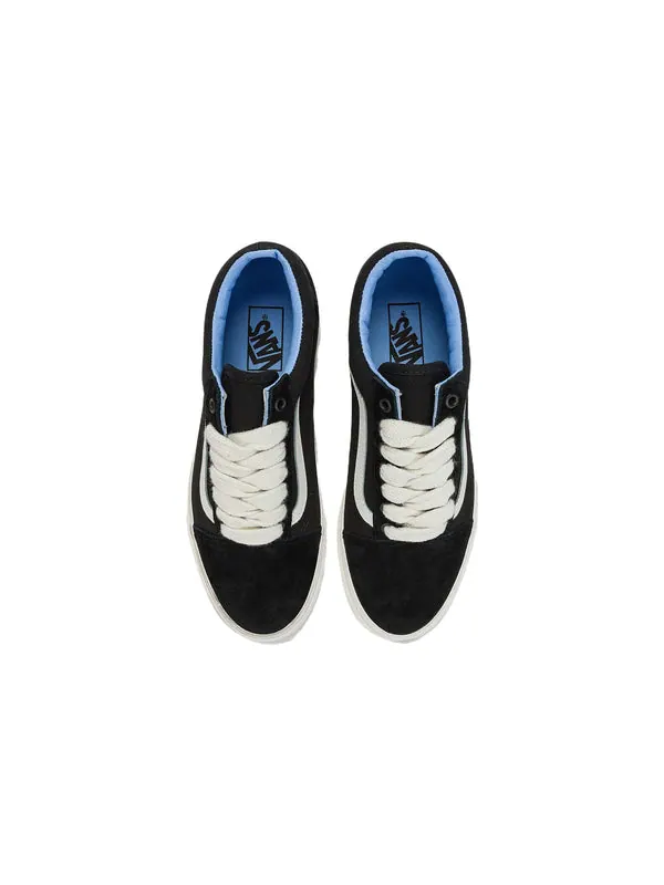 Кроссовки old skool 'oversized lace - black light blue' Vans — изображение 3 из 4, черный/светлый синий