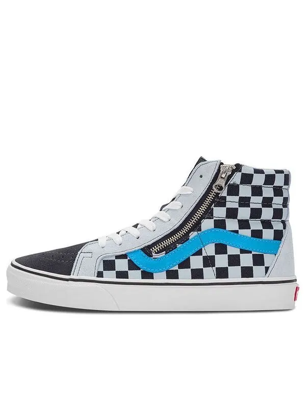Кроссовки sk8-hi reissue side zip 'black white' Vans — изображение 1 из 4, черный/белый