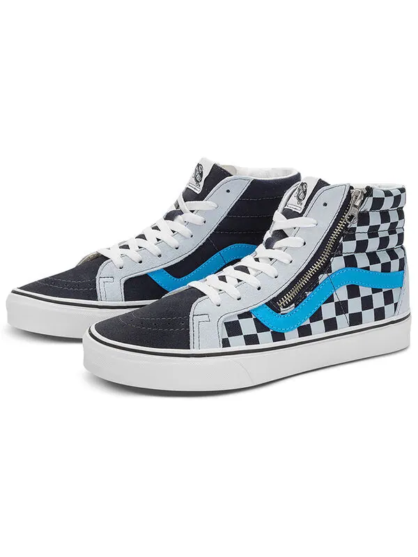 Кроссовки sk8-hi reissue side zip 'black white' Vans — изображение 3 из 4, черный/белый
