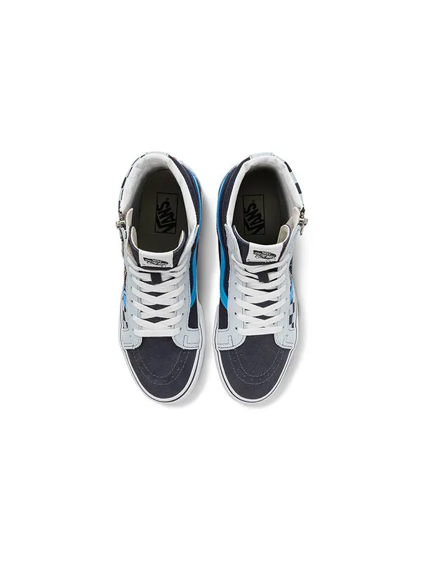 Кроссовки sk8-hi reissue side zip 'black white' Vans — изображение 4 из 4, черный/белый