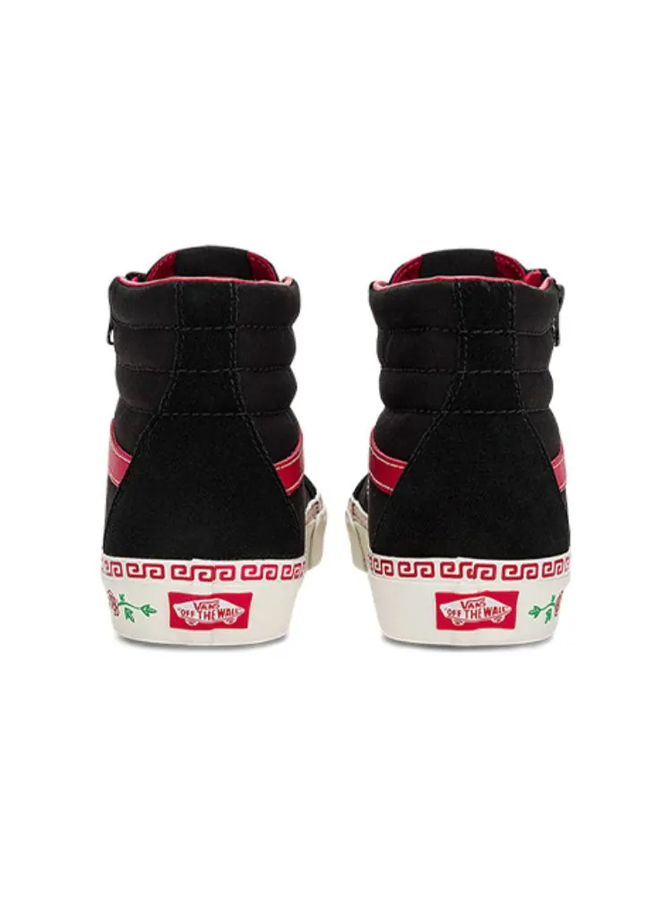 Кеды Vans SK8-Hi 'Black Red' — изображение 4 из 5, черный