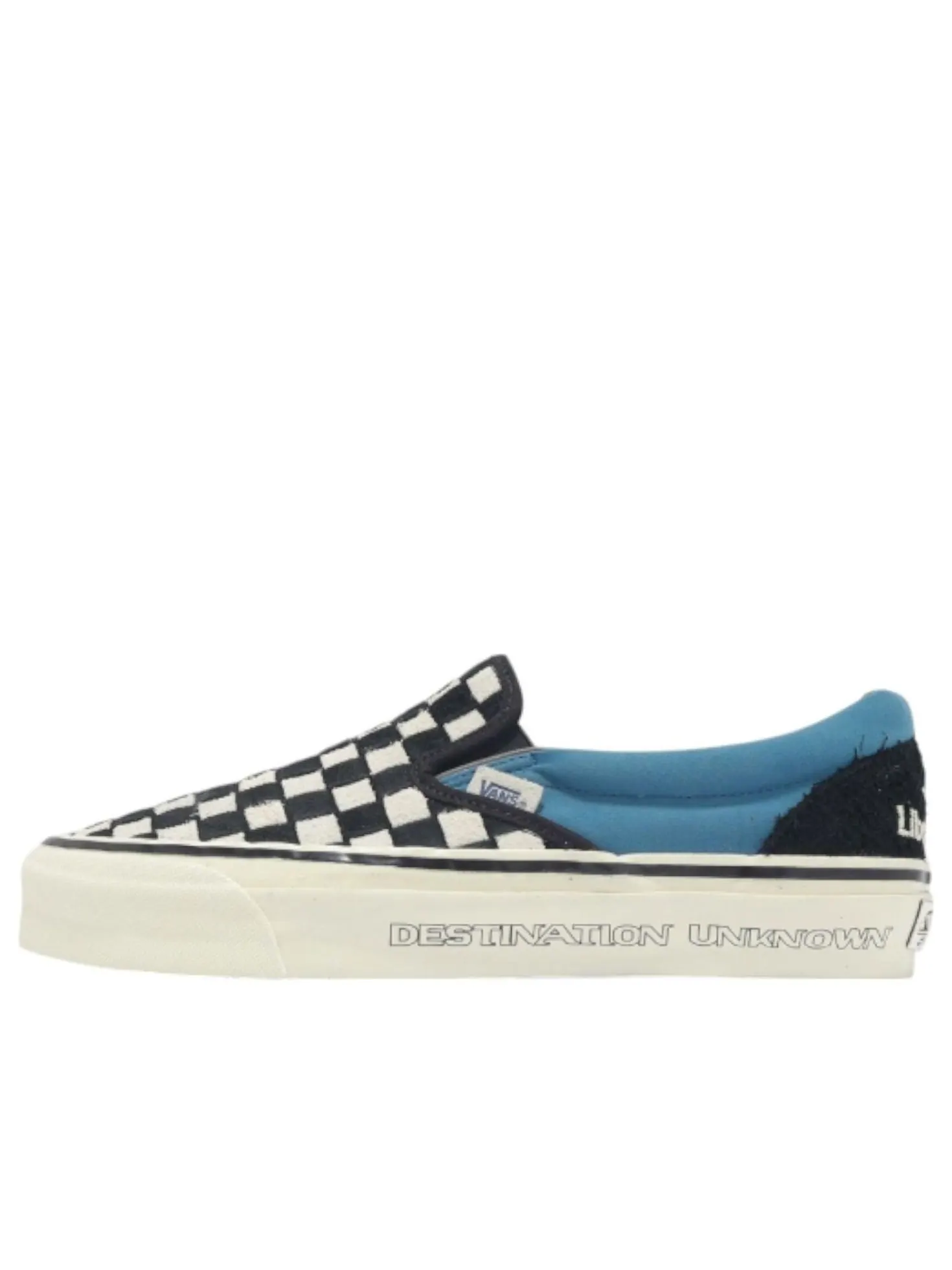Кроссовки Vans x Liberaiders Classic Slip-On Reissue 98 LX 'Checkerboard Blue' — изображение 1 из 5, синий