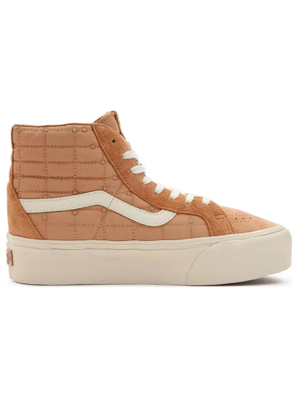 Кроссовки joe freshgoods x sk8-hi reissue platform lx 'camel' Vans — изображение 2 из 4, коричневый/белый