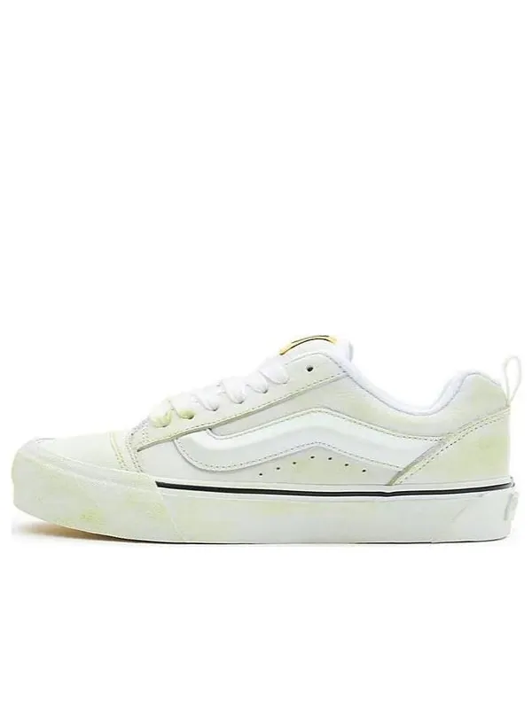 Кроссовки knu-skool vlt lx x deaton chris anthony 'grass stains' Vans — изображение 1 из 4, белый/желтый