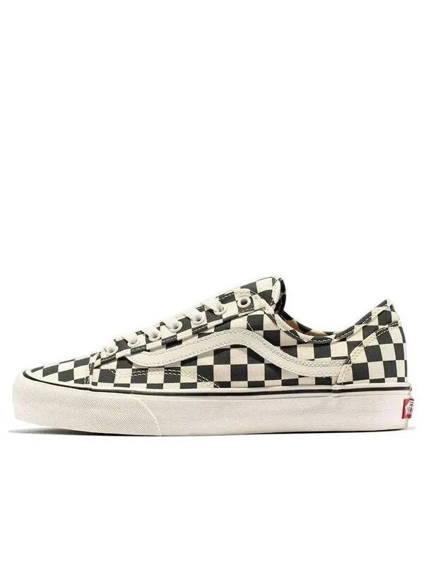 Кроссовки style 36 decon vr3 sf 'black white checkered' Vans — изображение 1 из 3, черный/белый