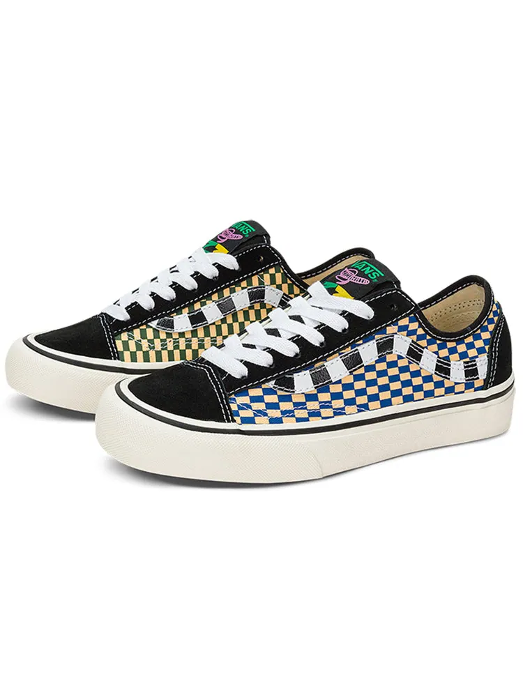 Кеды Vans Style 36 Decon VR3 Surf 'Black Blue Yellow' — изображение 2 из 4, черный