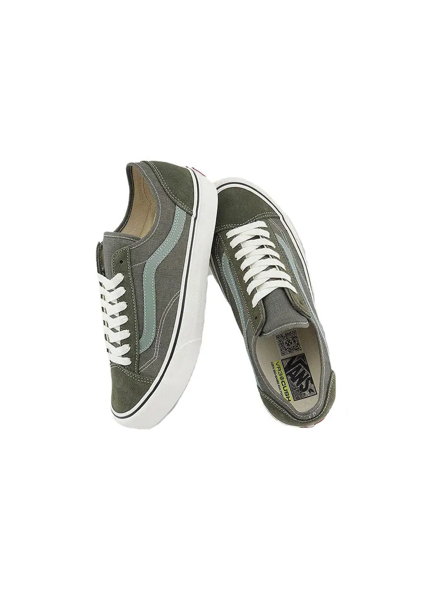 Кроссовки Vans Style 36 Decon VR3 SF 'Green' — изображение 3 из 4, оливковый зеленый