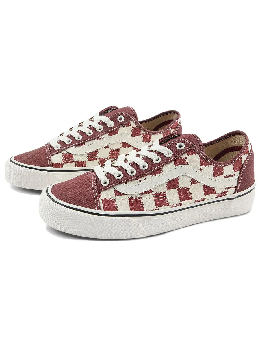 Кроссовки Vans Style 36 Decon VR3 SF 'Check Red White' — изображение 4 из 5, красный