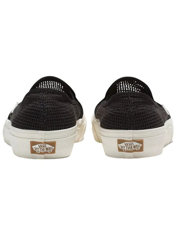 Кроссовки slip-on mesh vr3 'black' Vans — изображение 3 из 4, черный/белый