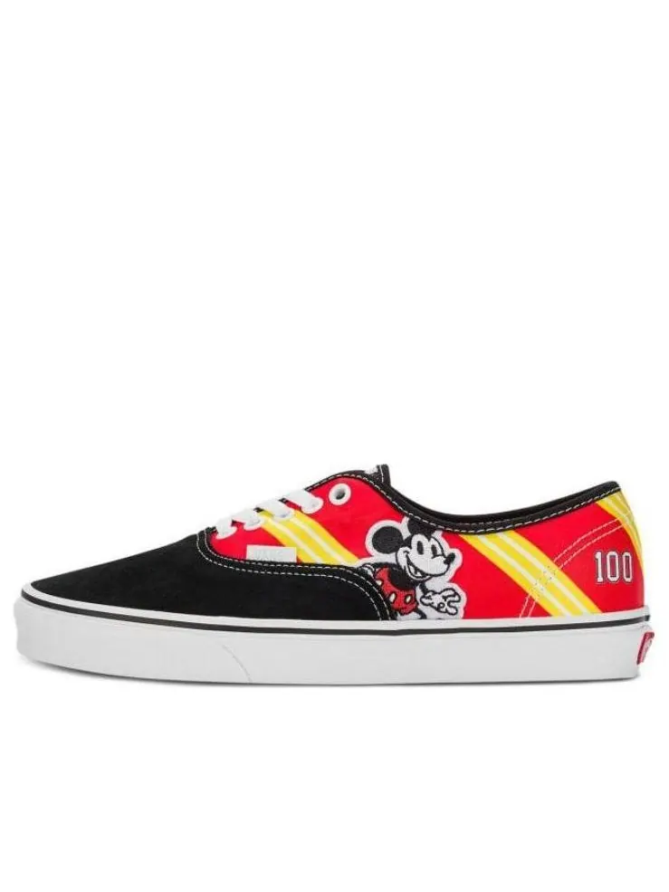 Кроссовки Vans X Disney Authentic 100th Anniversary 'Black Multi' — изображение 1 из 5, черный