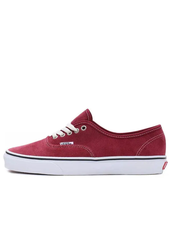 Кроссовки authentic corduroy 'red' Vans — изображение 1 из 4, красный