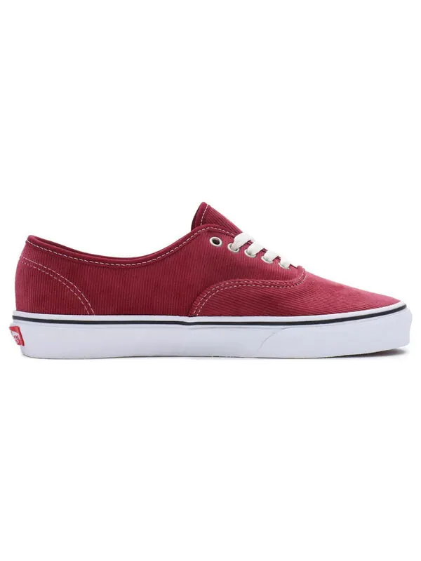Кроссовки authentic corduroy 'red' Vans — изображение 2 из 4, красный