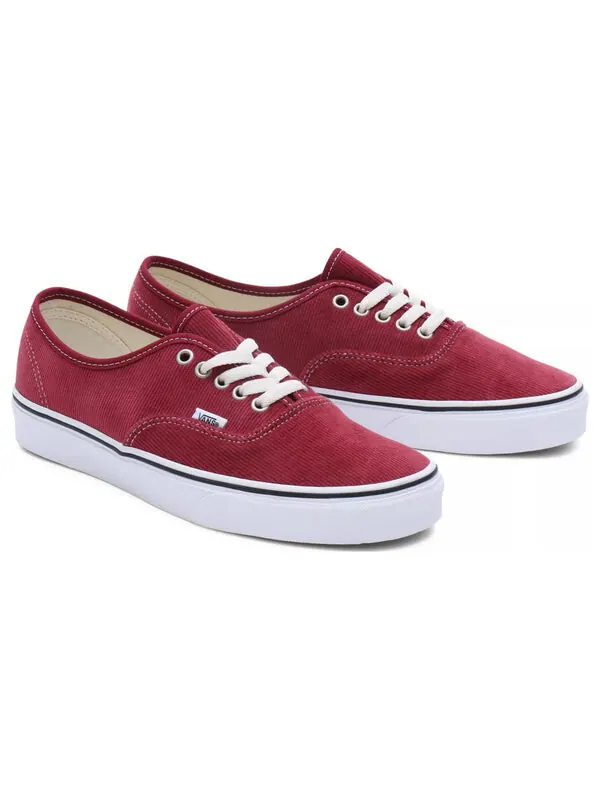 Кроссовки authentic corduroy 'red' Vans — изображение 3 из 4, красный