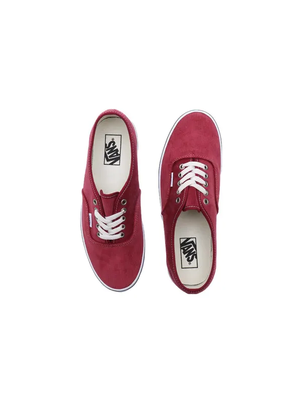 Кроссовки authentic corduroy 'red' Vans — изображение 4 из 4, красный