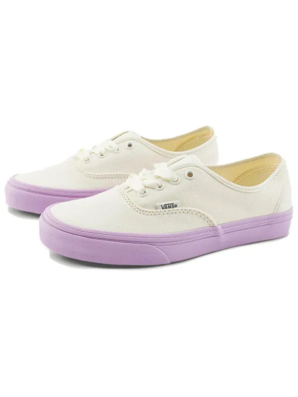 Кроссовки authentic canvas shoes 'canvas marshmallow purple' Vans — изображение 3 из 4, бежевый/фиолетовый