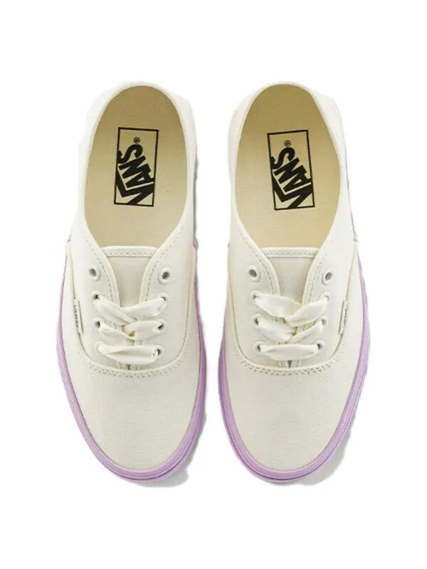 Кроссовки authentic canvas shoes 'canvas marshmallow purple' Vans — изображение 4 из 4, бежевый/фиолетовый