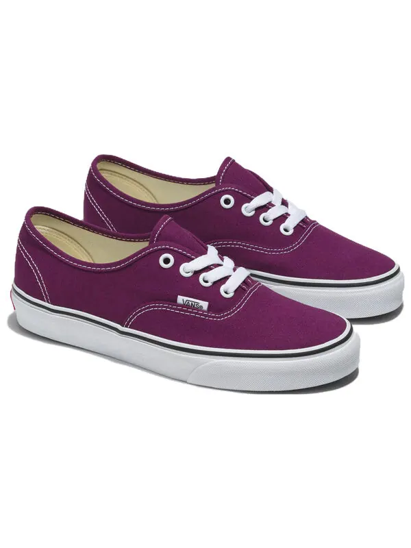 Кроссовки authentic 'dark purple' Vans — изображение 3 из 4, фиолетовый