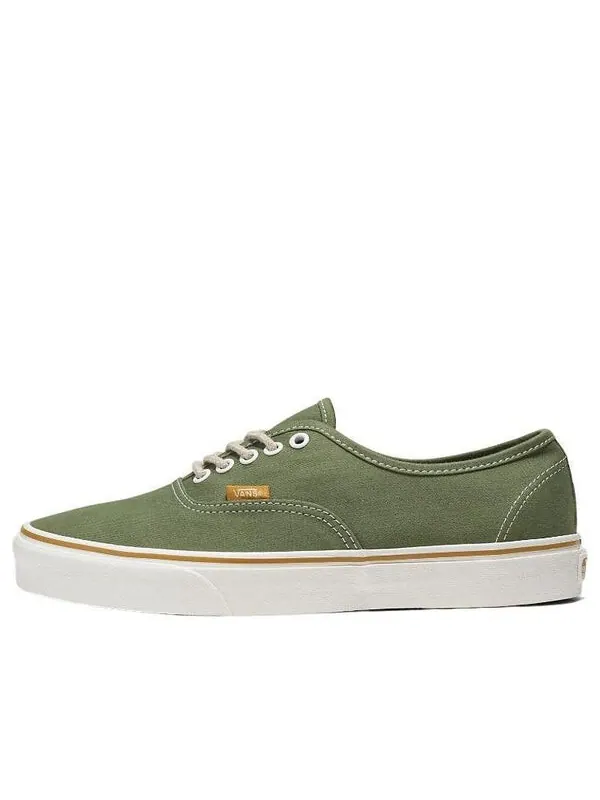 Кроссовки authentic 'embroidered check loden green' Vans — изображение 1 из 4, зеленый