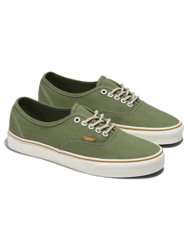 Кроссовки authentic 'embroidered check loden green' Vans — изображение 2 из 4, зеленый