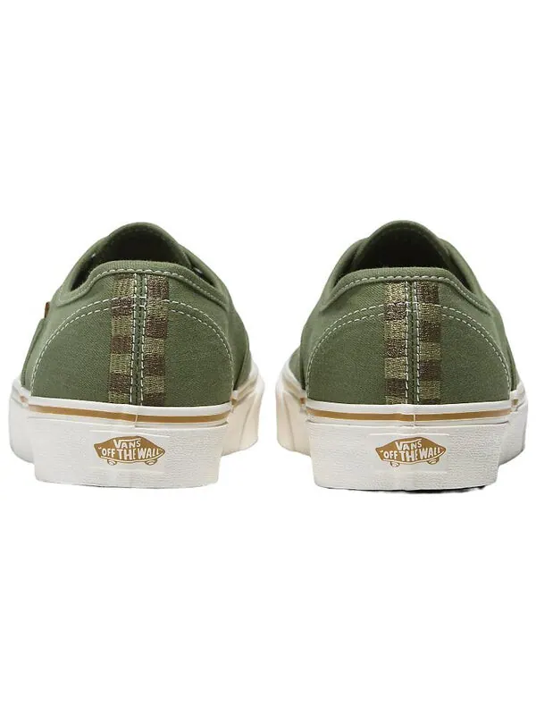 Кроссовки authentic 'embroidered check loden green' Vans — изображение 3 из 4, зеленый