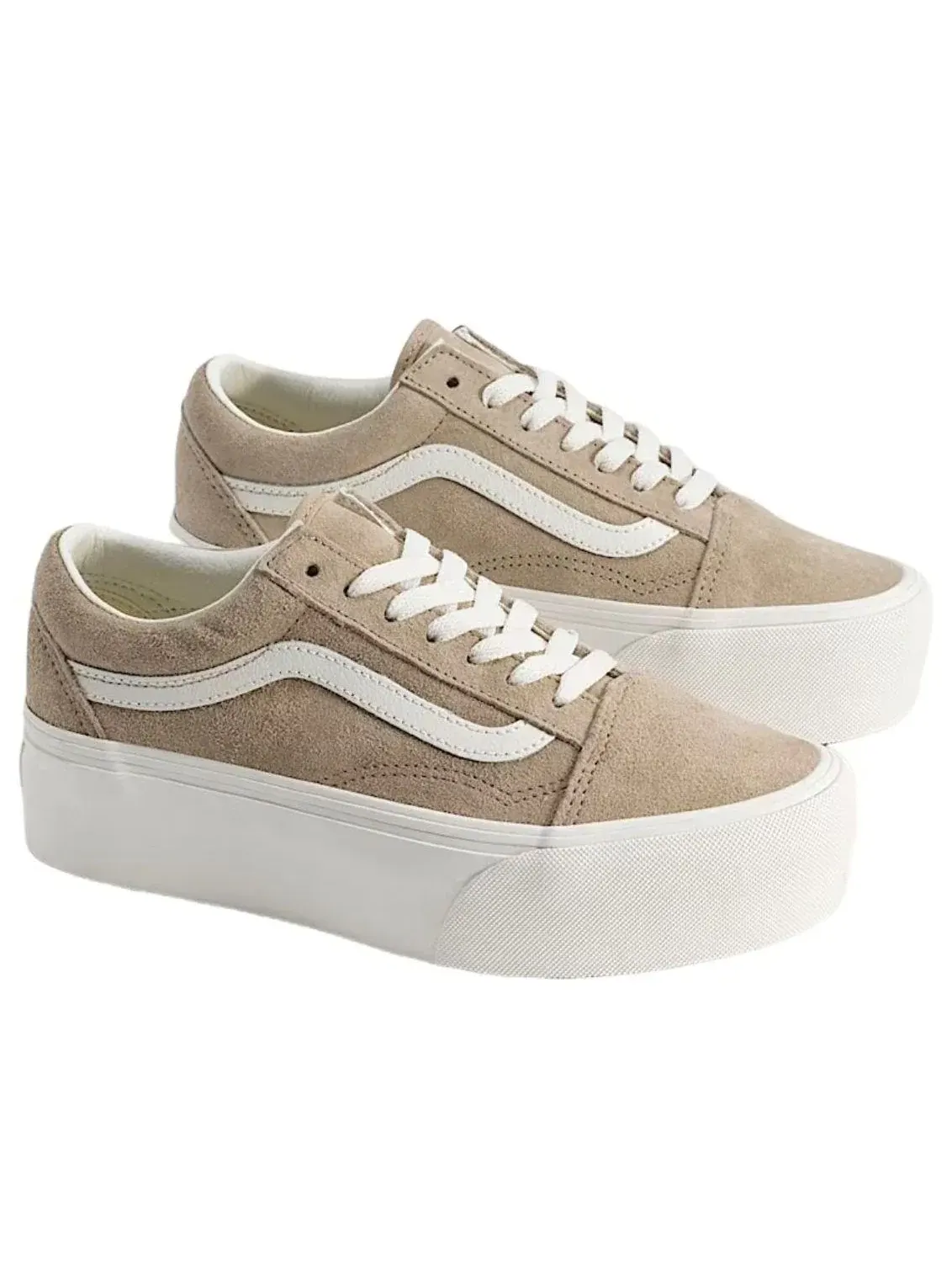 Кеды Vans Old Skool Platform 'Incense' VN0009PZ4MG — изображение 2 из 4, бежевый