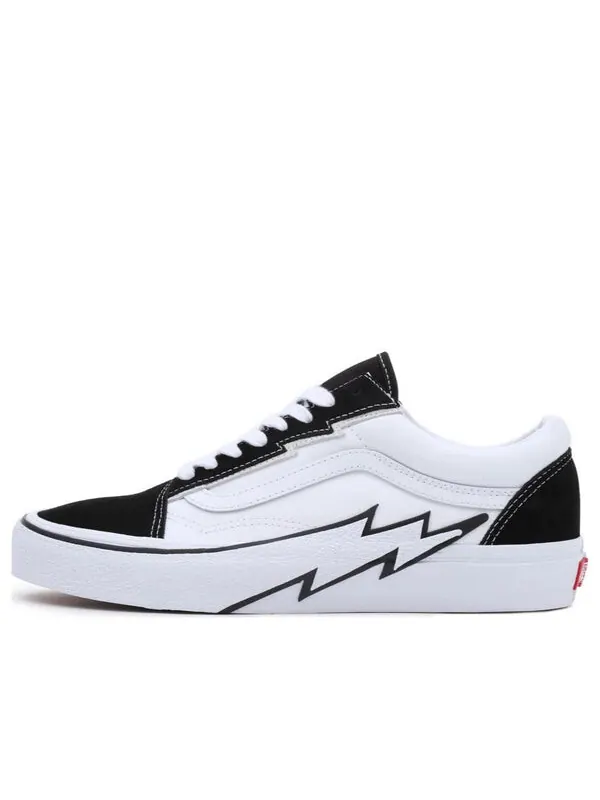 Кроссовки old skool 2-tone bolt 'white black' Vans — изображение 1 из 4, белый/черный