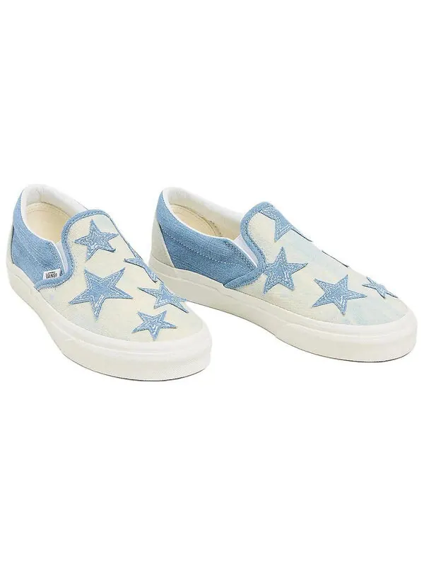Кроссовки classic slip-on 'starry night denim' Vans — изображение 3 из 4, синий/белый