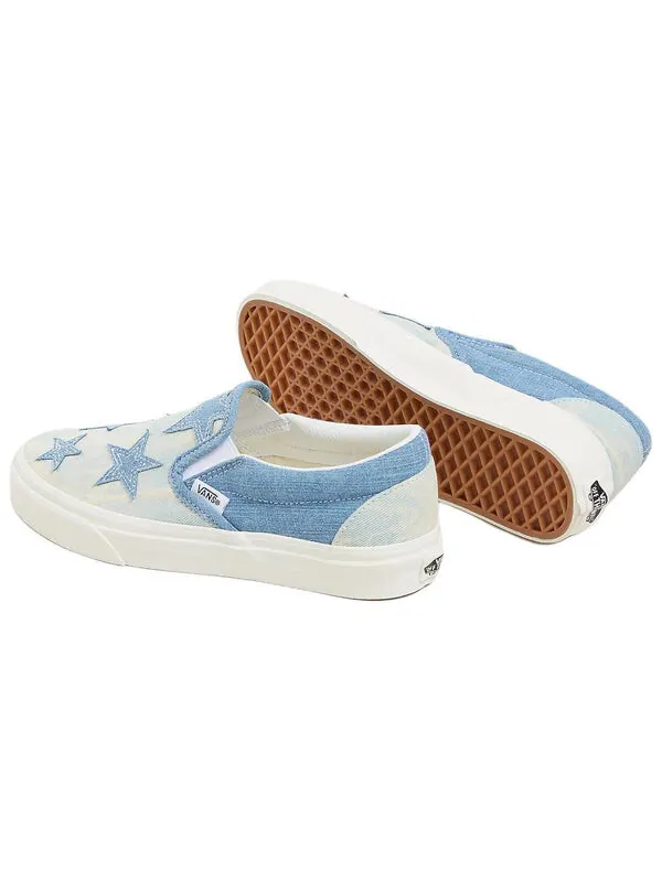 Кроссовки classic slip-on 'starry night denim' Vans — изображение 4 из 4, синий/белый