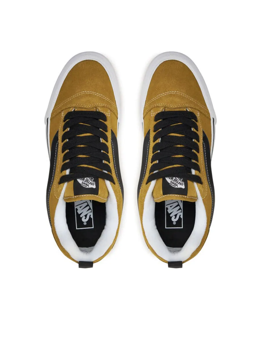 Кроссовки Vans Knu Skool 'Brown Black' — изображение 3 из 4, коричневый