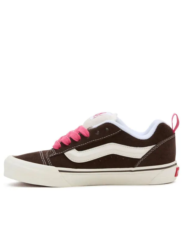 Кроссовки knu skool 'brown' Vans — изображение 1 из 4, бежевый/красный