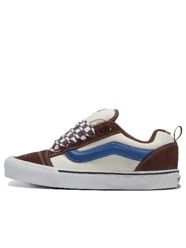 Кроссовки knu skool 'brown beige blue' Vans — изображение 1 из 4, коричневый/бежевый/синий
