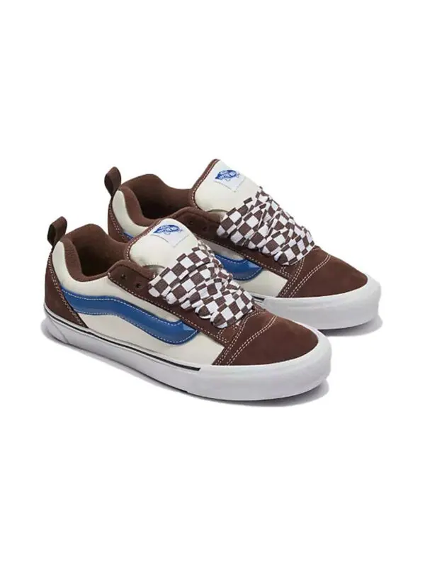 Кроссовки knu skool 'brown beige blue' Vans — изображение 2 из 4, коричневый/бежевый/синий