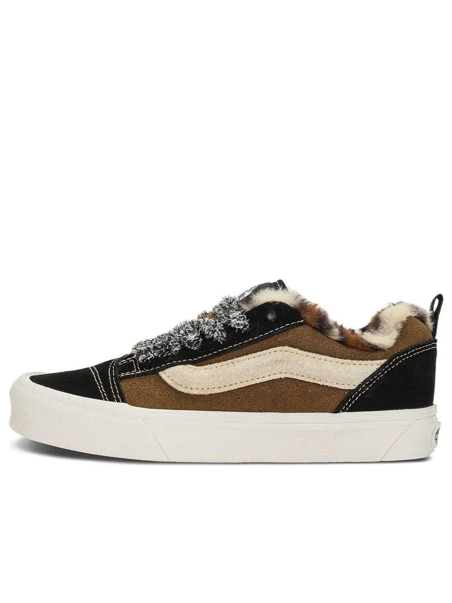 Кроссовки Vans Knu Skool 'Brown Black' — изображение 1 из 5, коричневый