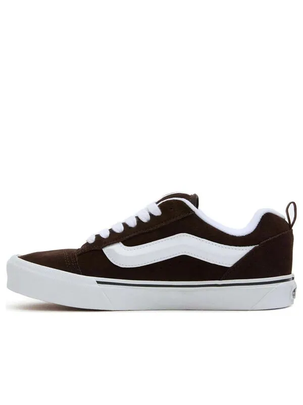 Кроссовки knu skool 'brown' Vans — изображение 1 из 4, коричневый/белый