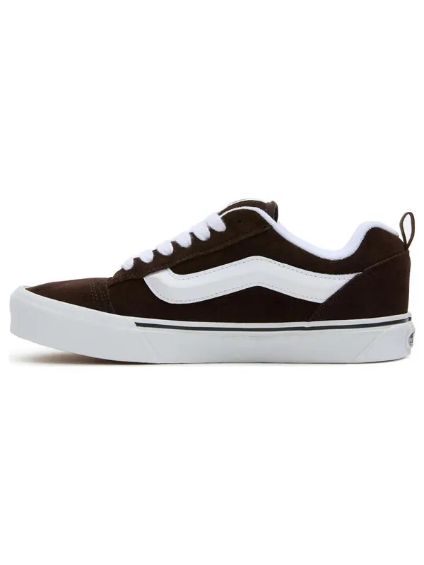 Кроссовки knu skool 'brown' Vans — изображение 2 из 4, коричневый/белый