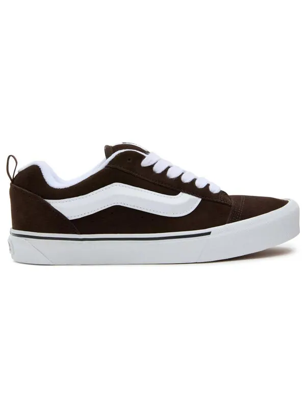 Кроссовки knu skool 'brown' Vans — изображение 3 из 4, коричневый/белый