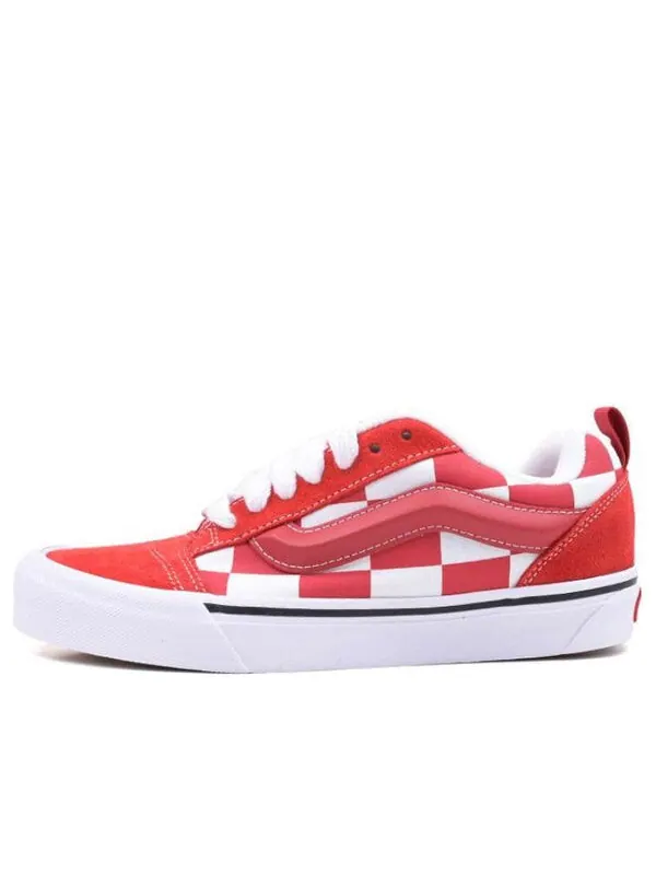 Кроссовки knu skool 'mega check red' Vans — изображение 1 из 3, красный/белый