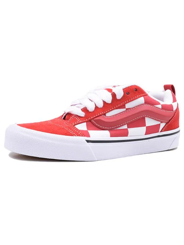 Кроссовки knu skool 'mega check red' Vans — изображение 2 из 3, красный/белый