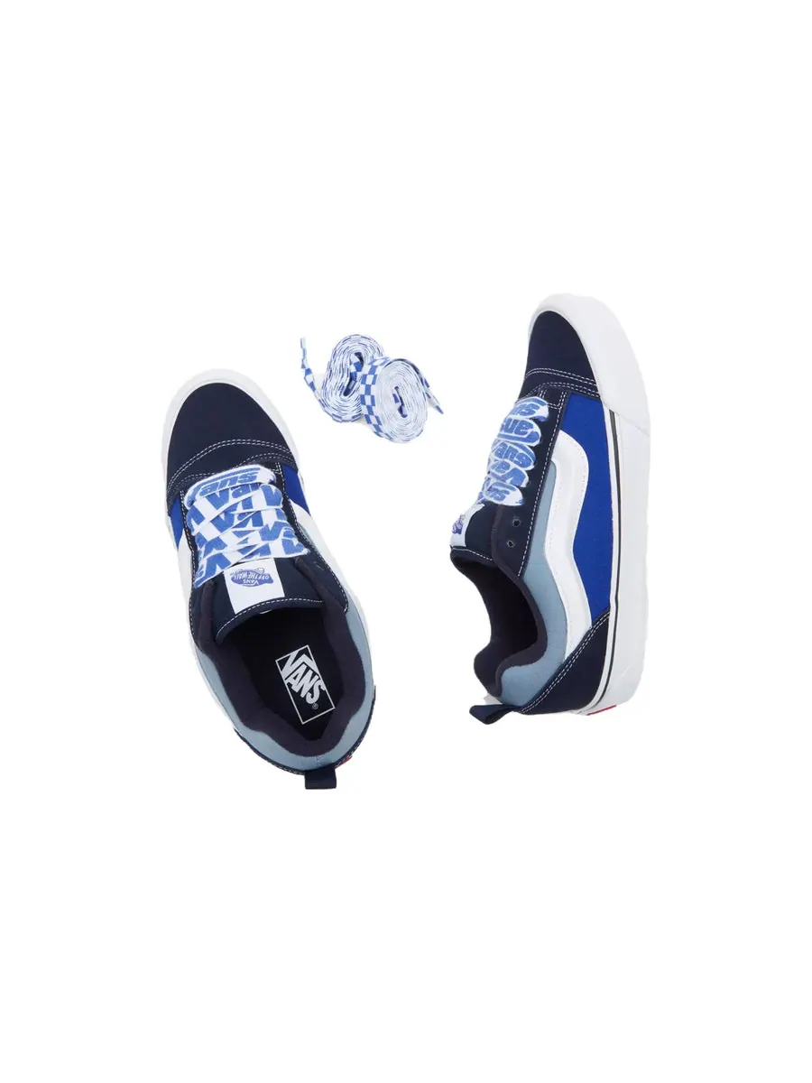 Кроссовки Vans Knu Skool Shoes 'Blue' — изображение 4 из 5, синий